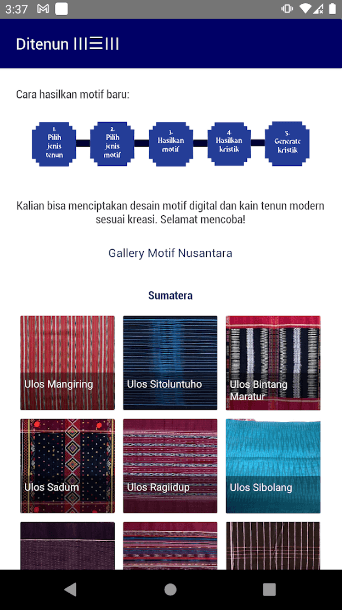 Galeri Motif Nusantara screen