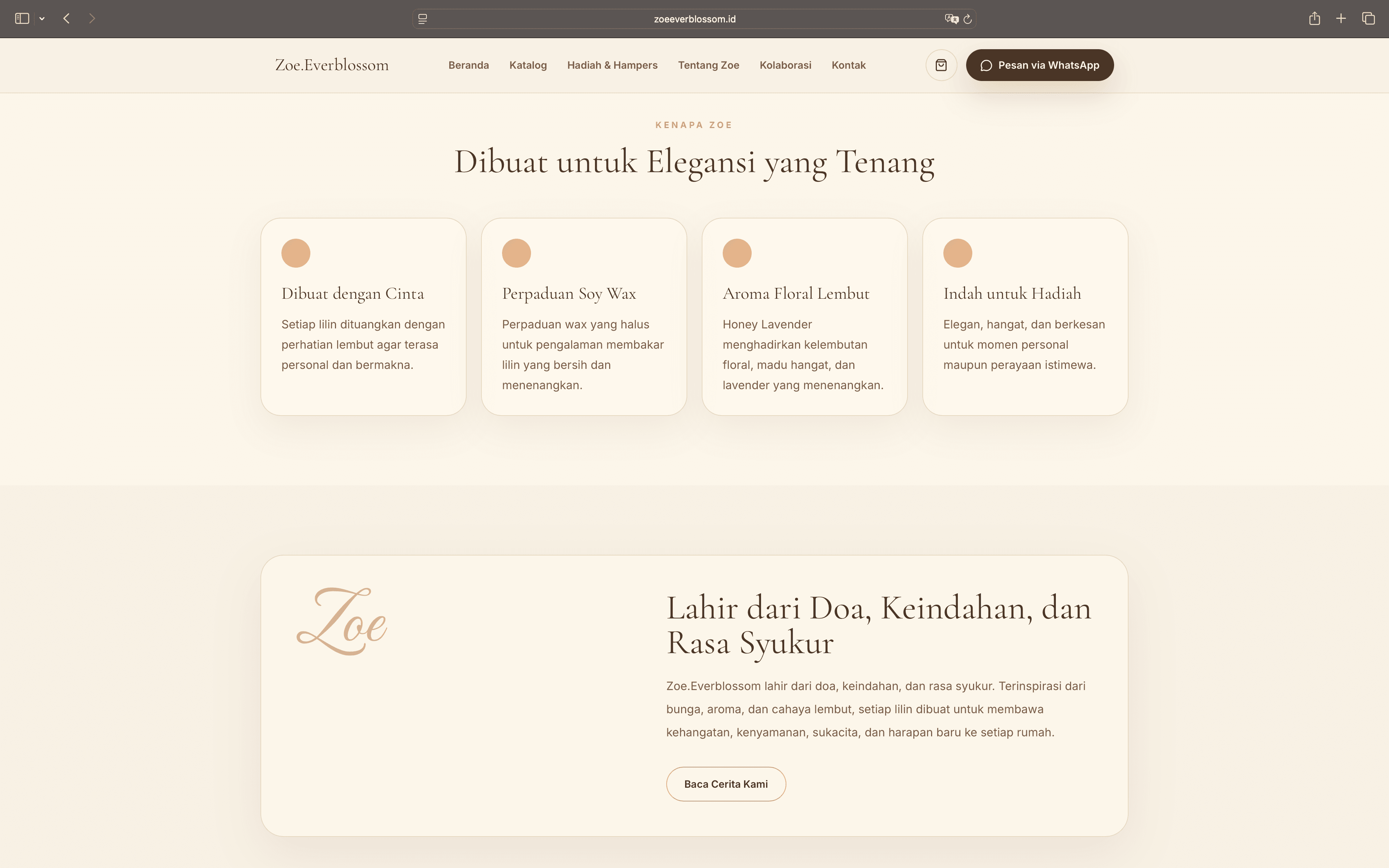 Tentang Zoe screenshot
